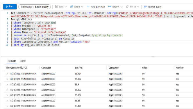 Azure Blob Storage-Query