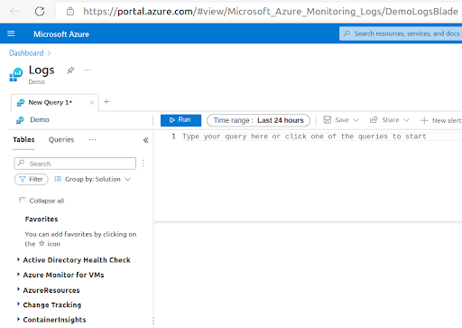 Microsoft Azure Monitoring Logs-DemoLogsBlade