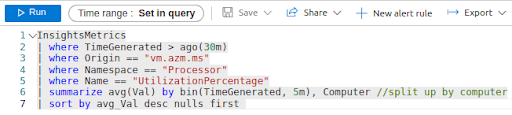 Microsoft Azure-Sample Query